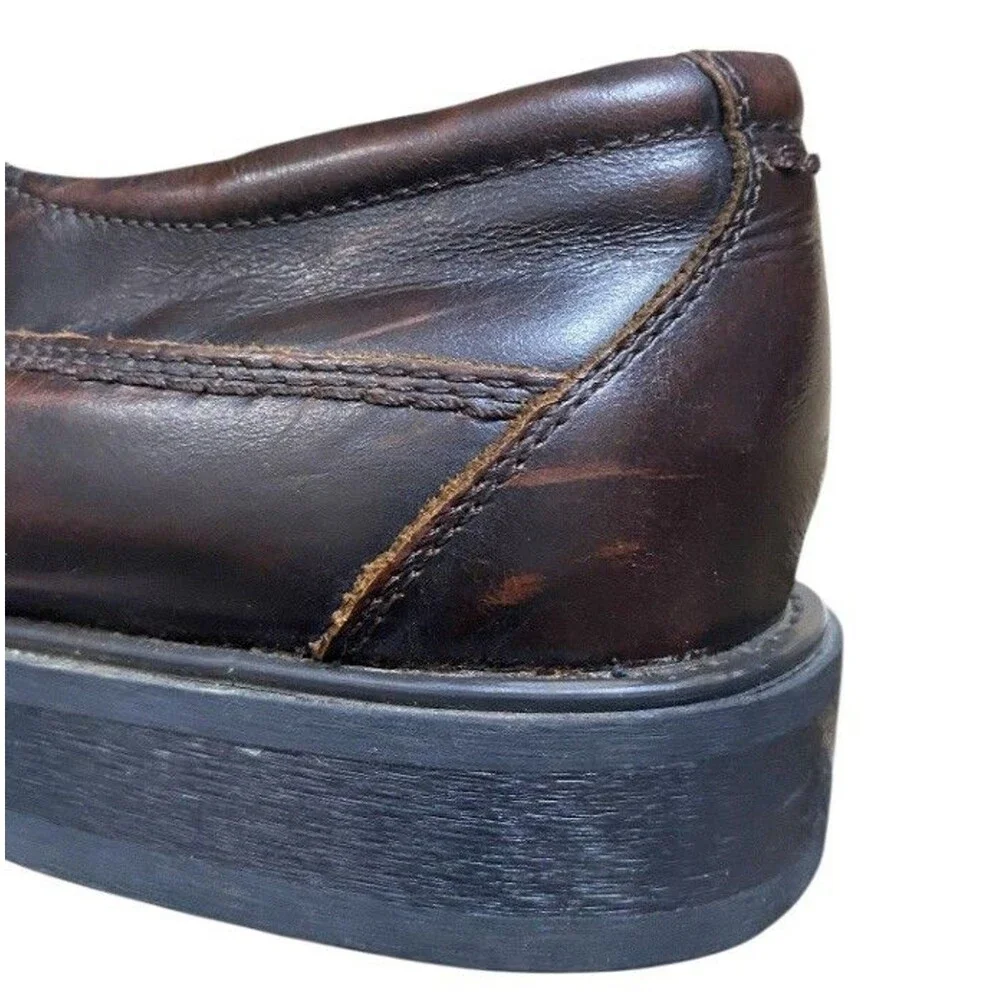 Jeffrey Tyler Men's Brown Leather Lincoln Dress Shoes Size 12M